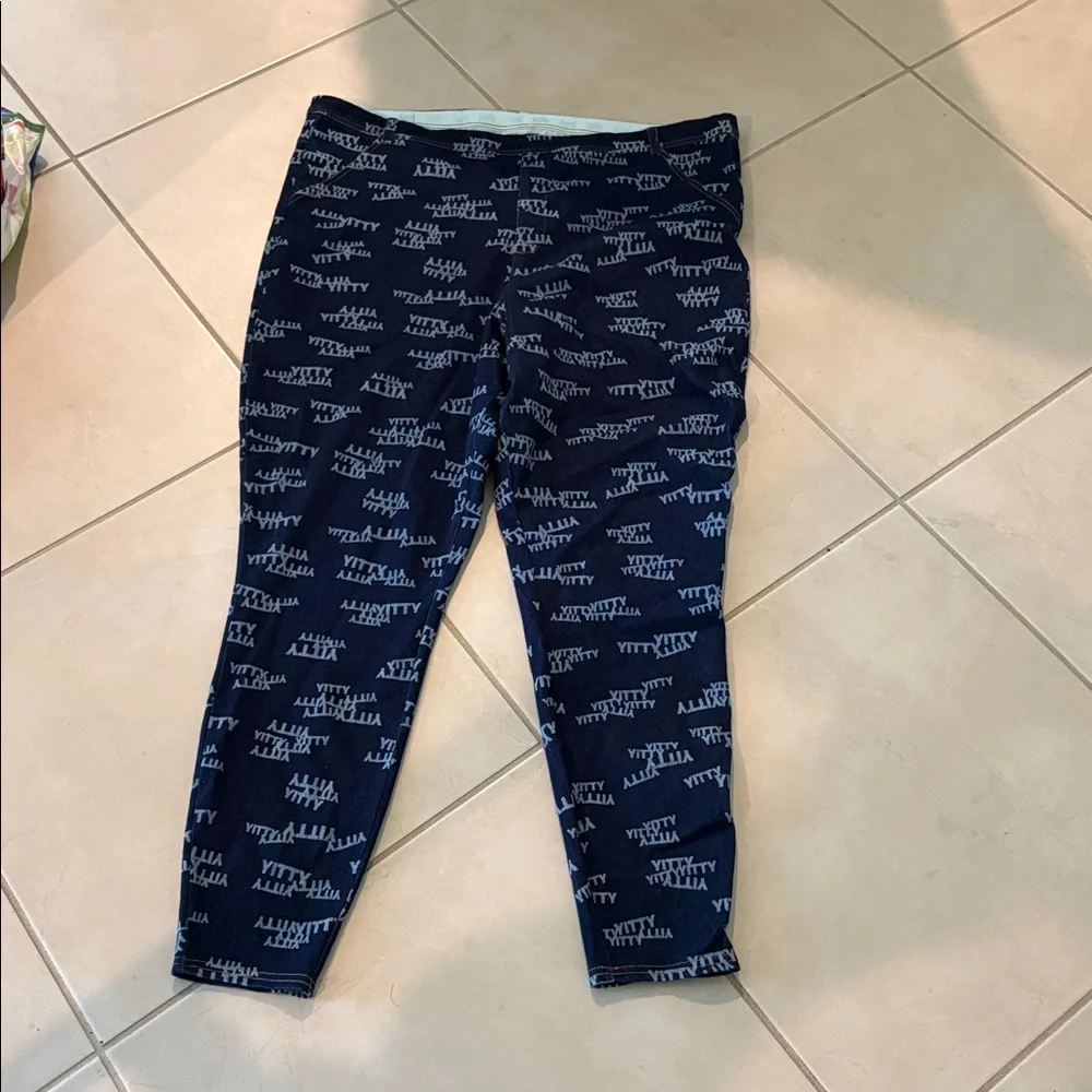 Yitty 5X denim leggings stretchy 1688